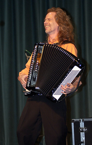 Accordionist Murl Allen Sanders